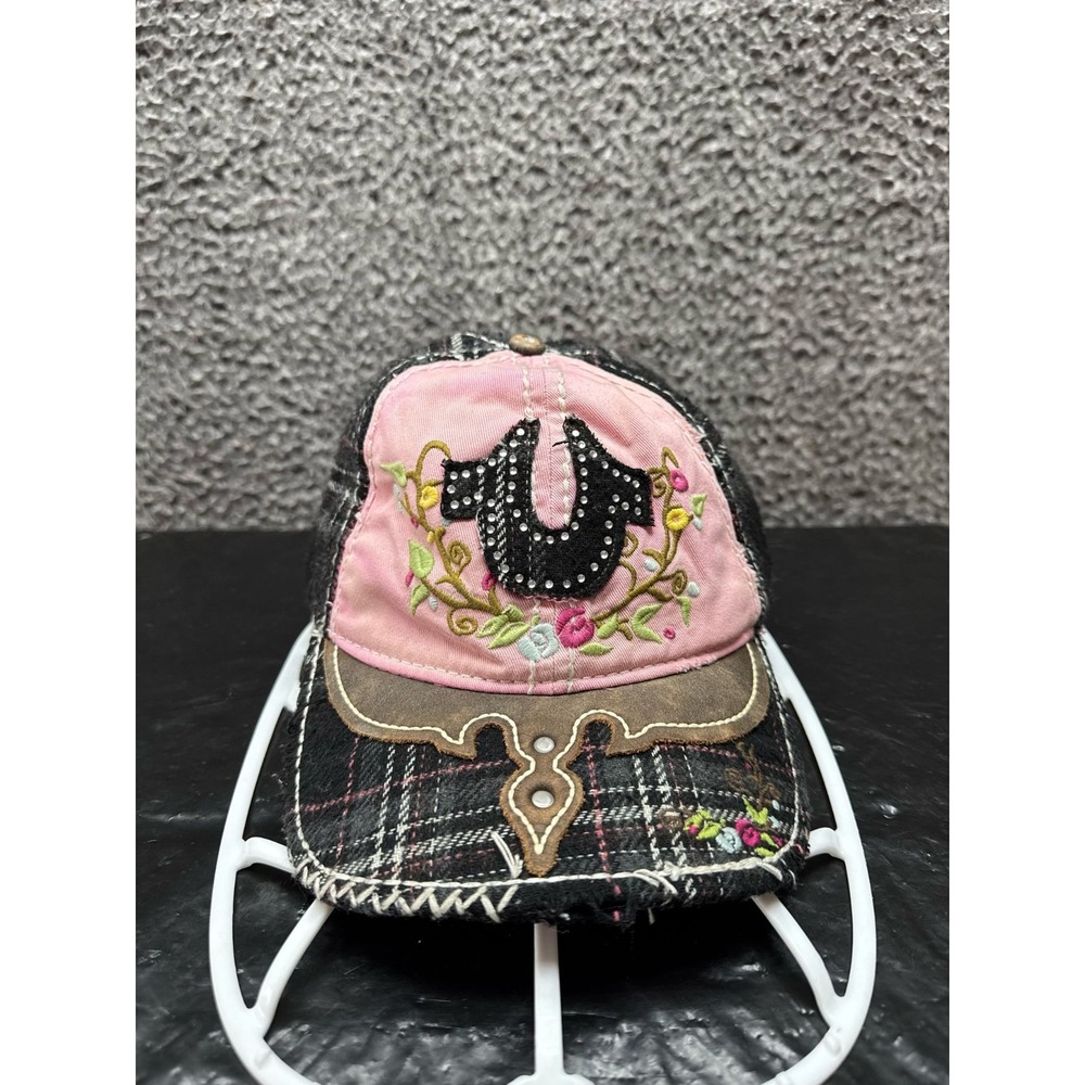 True Religion Y2K Embroidered Patched Adjustable Baseball Cap Unisex One Size